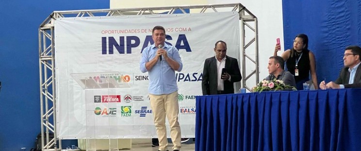 Secretário de Indústria e Comércio do Maranhão Júnior Marreca destacou a importância do evento para a economia de Balsas.